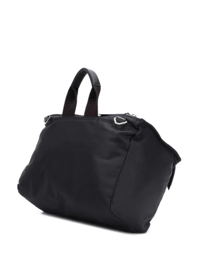 Shop Givenchy Logo Shoulder Bag In Black
