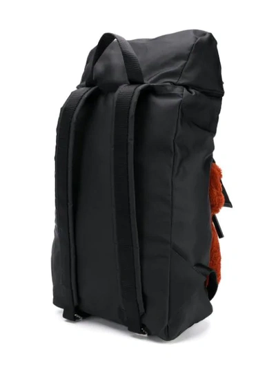Shop Marni Colour Block Backpack - Black