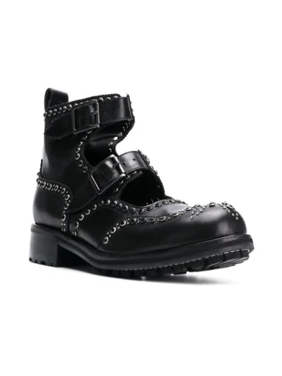Shop Ktz Limited Edition Studded Ankle Boots - Black