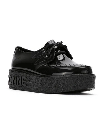 Shop À La Garçonne X Melissa Flatform Creepers In Black