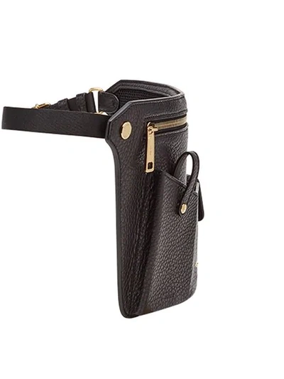 Shop Fendi Utility Pocket Belt Bag In Black