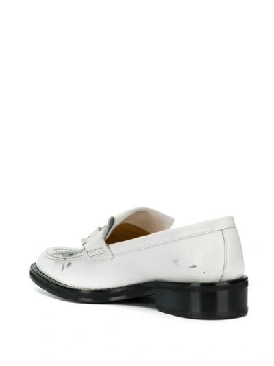 Shop Ami Alexandre Mattiussi Loafer Shoes In White