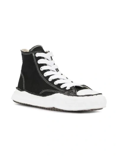 Shop Miharayasuhiro Peterson Original Sole High-top Sneakers In Black