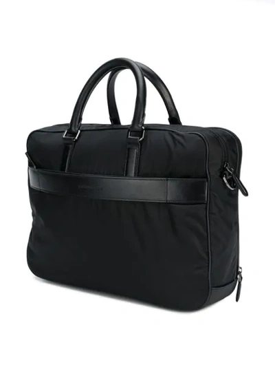 Shop Ermenegildo Zegna Zaino Briefcase - Black