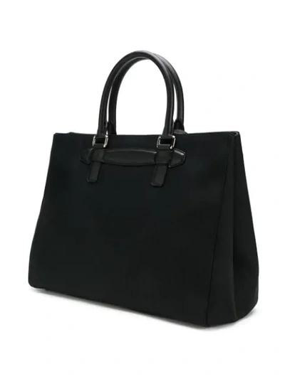 Shop Dolce & Gabbana Top Handles Tote Bag In Black