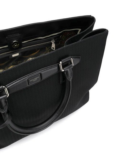 Shop Dolce & Gabbana Top Handles Tote Bag In Black