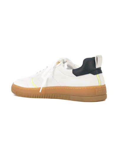 Shop Buscemi Low Top Sneakers In White