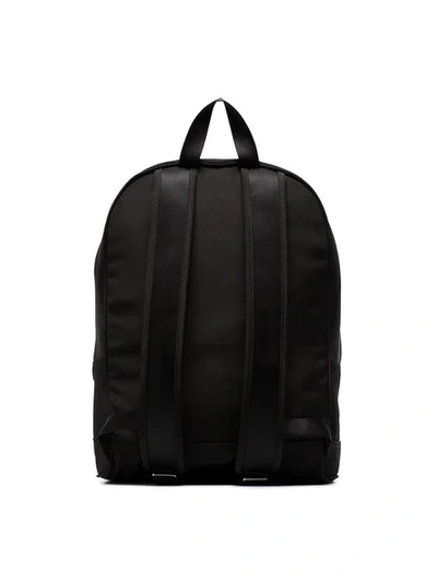 Shop Kenzo Black Embroidered Tiger Backpack