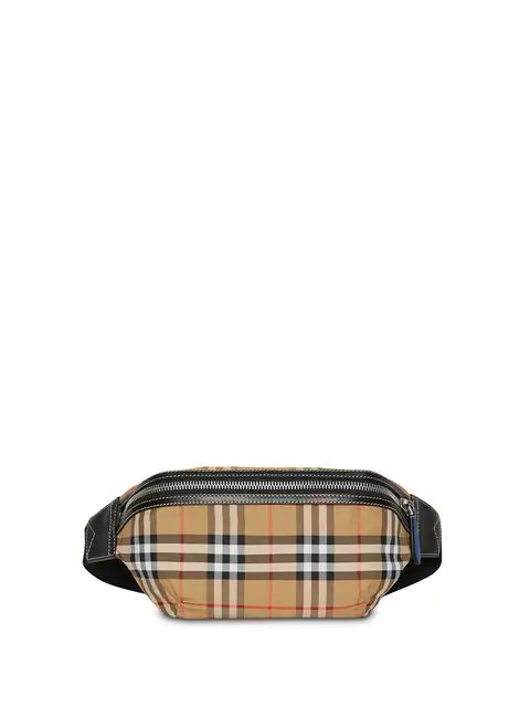 burberry medium vintage check bum bag