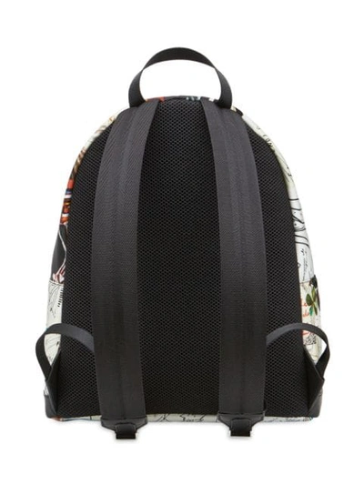 Shop Fendi Karl Kollage Backpack In Multicolour