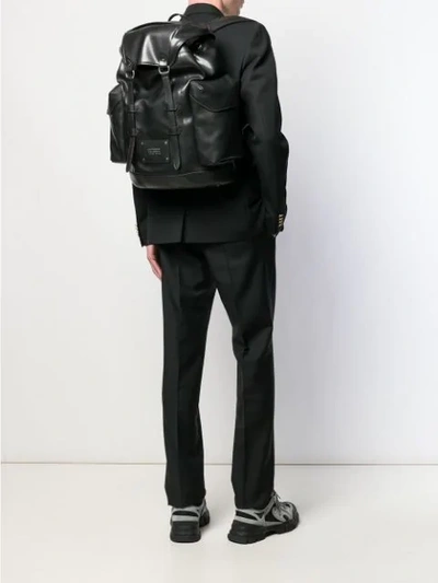 Shop Givenchy Tag Backpack In 001 Black