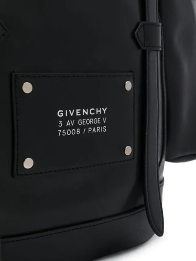 Shop Givenchy Tag Backpack In 001 Black