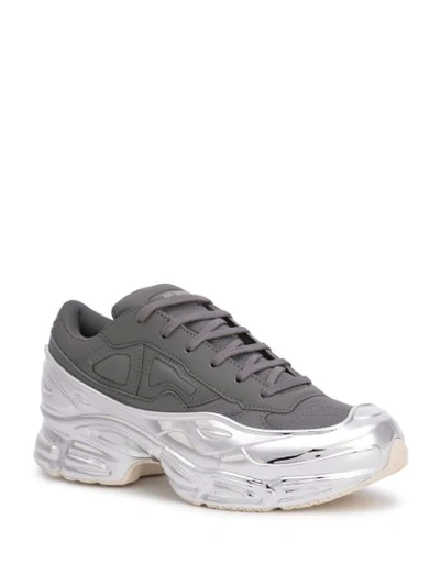 Shop Adidas Originals Ozweego Sneakers In Grey/silver