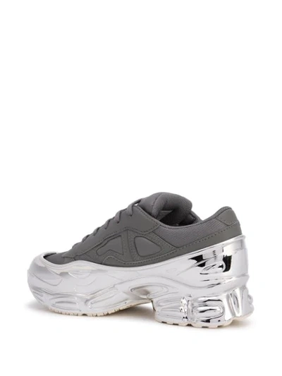 Shop Adidas Originals Ozweego Sneakers In Grey/silver