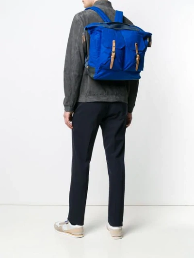 Shop Ally Capellino Frank Backpack In Blue