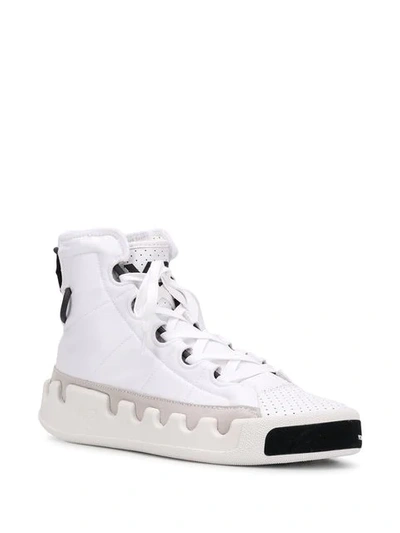 Shop Y-3 'kasabaru' Sneakers In White