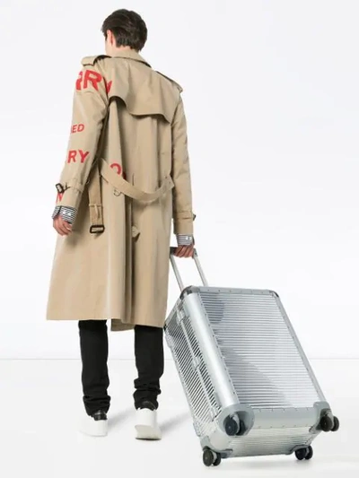 Shop Fpm - Fabbrica Pelletterie Milano Spinner 68 Suitcase In Silver