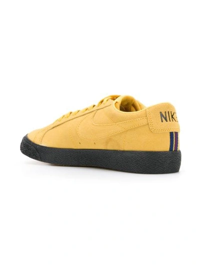 Shop Nike 'sb Zoom Blazer' Sneakers In Yellow