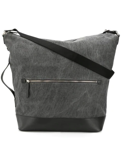 Shop Orciani Large Shoulder Bag In Black