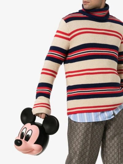 Shop Gucci X Disney Mickey Mouse Tote Bag In Multicoulored