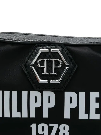 Shop Philipp Plein Logo Waist Bag In Black