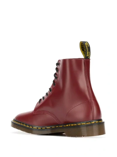 Shop Dr. Martens' X Undercover New Warriors Boots In Red