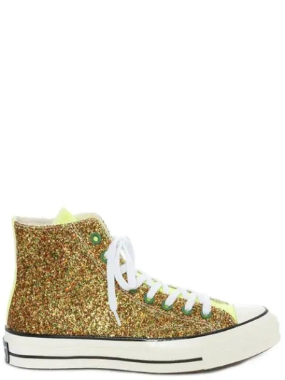 Shop Converse X Jw Anderson Glitter Chuck 70 Sneakers - Gold