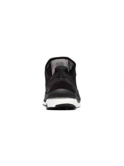 Shop Y-3 Adizero Lo-top Sneakers In Black/black/ftwwht