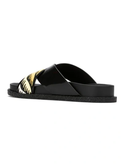 Shop À La Garçonne 'energy' X Melissa Slides In Black