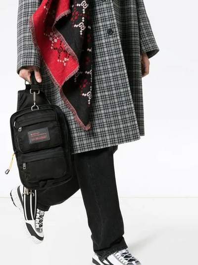 Shop Givenchy Black Nylon Sling Shoulder Bag