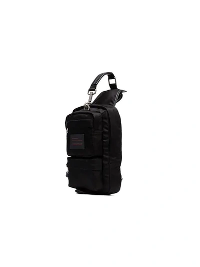 Shop Givenchy Black Nylon Sling Shoulder Bag