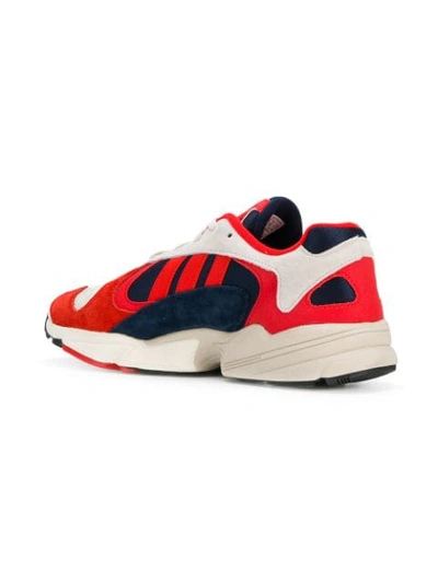 Shop Adidas Originals Yung 1 Sneakers In Red ,white