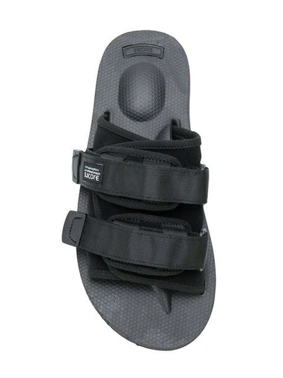 Shop Suicoke Moto-cab Sandals In Black