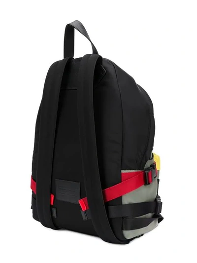 Shop Givenchy Logo Backpack In Grey