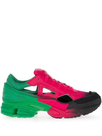 ADIDAS BY RAF SIMONS REPLICANT OZWEEGO SNEAKERS - 红色