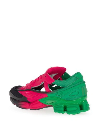 Shop Adidas Originals Replicant Ozweego Sneakers In Red ,green