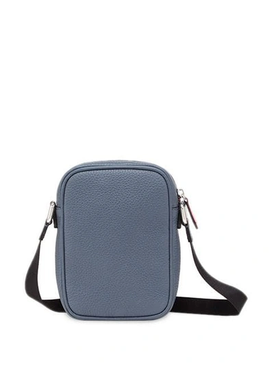 Shop Fendi Small Messenger Bag In Blue