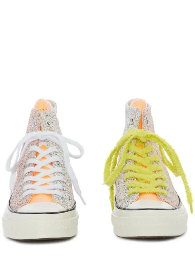 Shop Converse X Jw Anderson Glitter Chuck 70 Sneakers - Orange