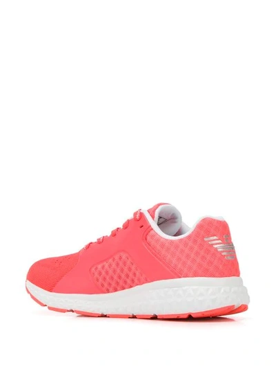 Shop Ea7 Low Top Sneakers In Pink