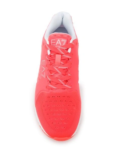 Shop Ea7 Low Top Sneakers In Pink