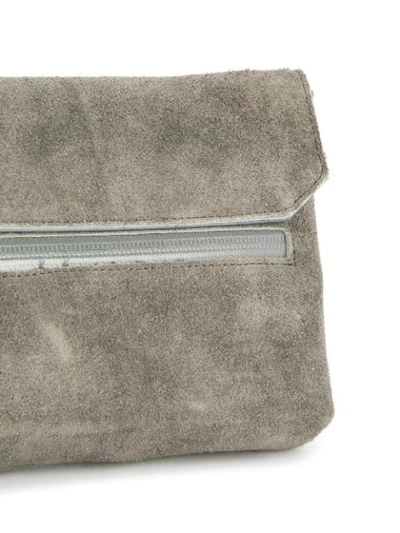 As2ov Flap Shoulder Bag In Grey