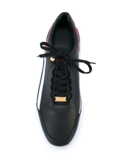 Shop Buscemi Contrast Sole Sneakers In Black