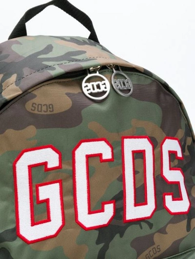 Shop Gcds Front Logo Backpack - Green