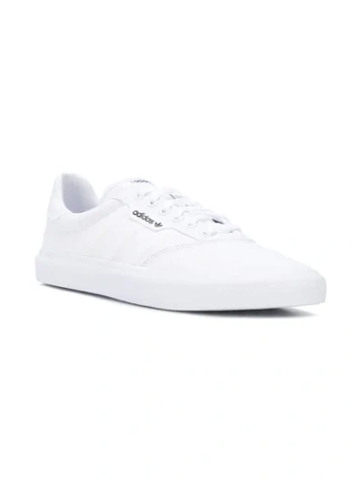 Adidas Originals 3mc Vulc Skateboarding Trainer In White | ModeSens