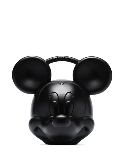 Shop Gucci X Mickey Mouse Top Handle Bag In 101 - Black