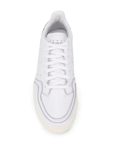 Shop Adidas Originals Supercourt Home Of Classics Collection Sneakers In White