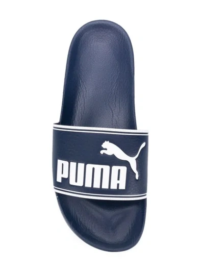 Shop Puma Leadcat Slides In Blue