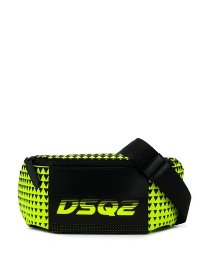 DSQUARED2 BIONIC SPORT DSQ2 RACE BELT BAG - 绿色