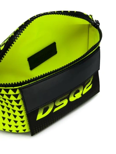 Shop Dsquared2 Bionic Sport Dsq2 Race Belt Bag In Green