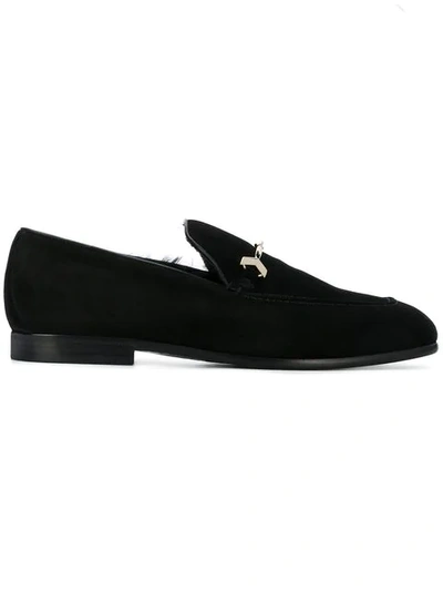 Shop Jimmy Choo Marti Loafers In Black